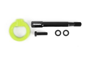 Subaru OBXT Tow Hook Kit - Front - Perrin Performance - Neon Yellow - `20-`25